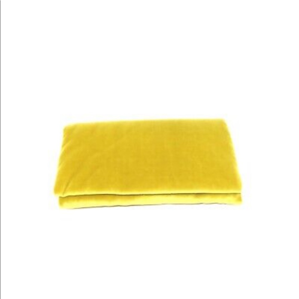 Authentic Gucci Hollywood Collection Velvet Satin Clutch Sunglass Case Yellow - Picture 4 of 7